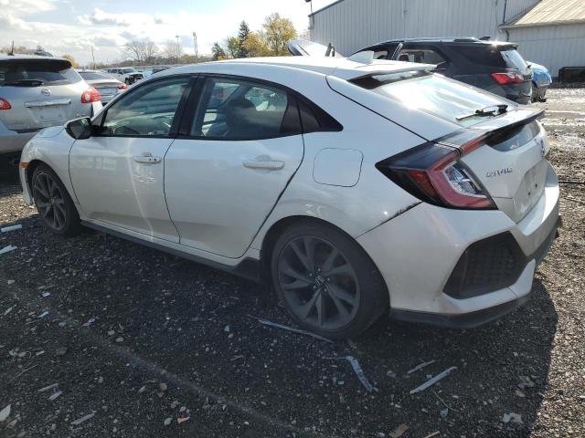 SHHFK7H99KU201348 - 2019 HONDA CIVIC SPORT TOURING WHITE photo 2