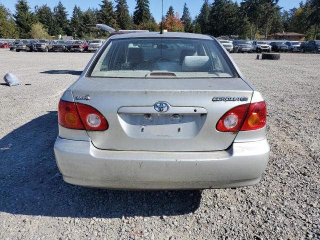 JTDBR38E432008353 - 2003 TOYOTA COROLLA CE GRAY photo 6