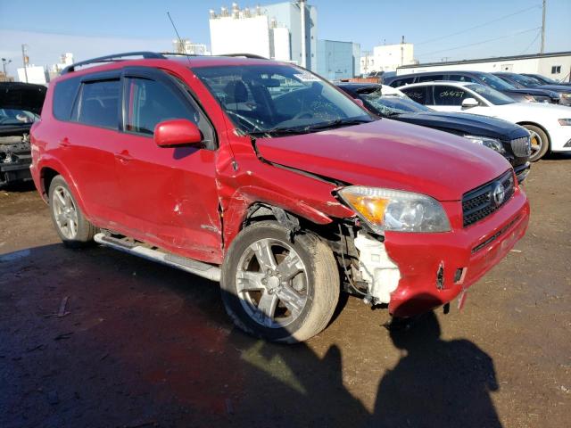 JTMZK32V085021733 - 2008 TOYOTA RAV4 SPORT RED photo 4