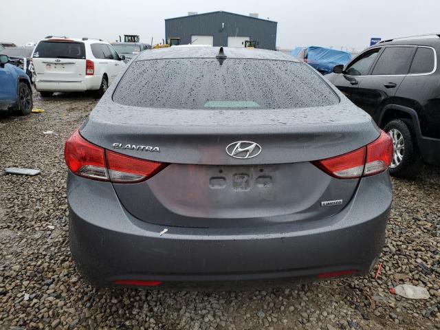 5NPDH4AE6CH127600 - 2012 HYUNDAI ELANTRA GLS GRAY photo 6