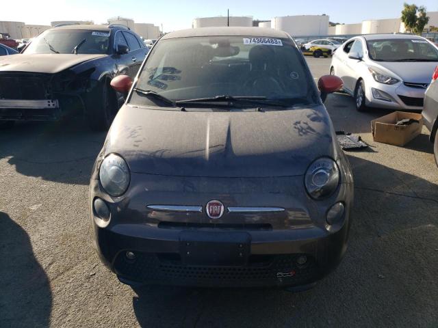 3C3CFFGE9GT229746 - 2016 FIAT 500 ELECTRIC GRAY photo 5