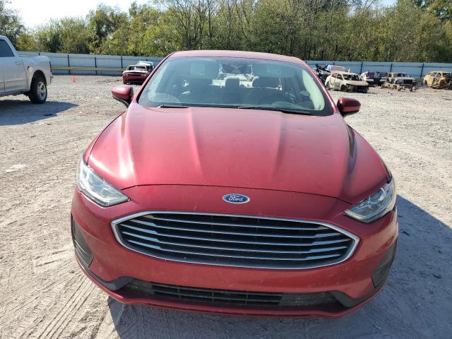 3FA6P0HD4LR168778 - 2020 FORD FUSION SE RED photo 5