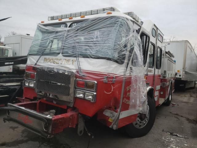 4ENRAAA8151000914 - 2005 EMERGENCY ONE FIRETRUCK RED photo 2