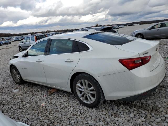 1G1ZE5ST0HF154593 - 2017 CHEVROLET MALIBU LT WHITE photo 2