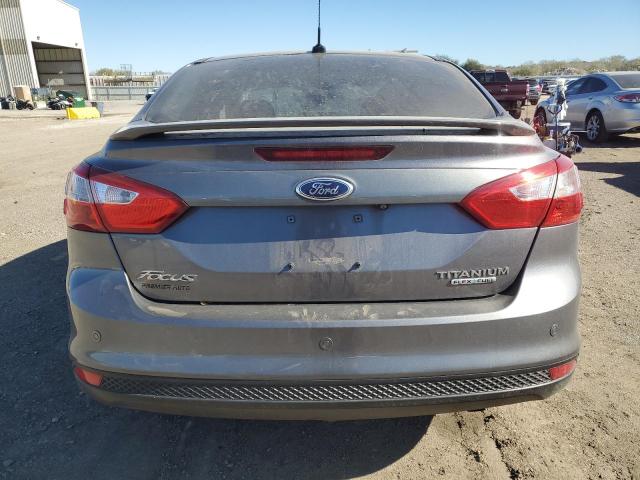 1FADP3J27EL390458 - 2014 FORD FOCUS TITANIUM GRAY photo 6