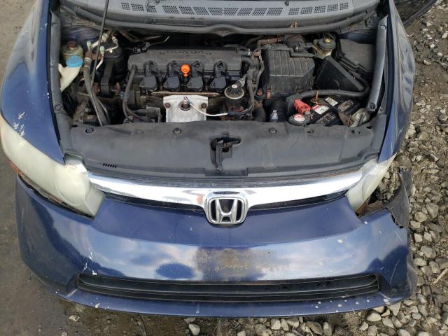 1HGFA168X8L081658 - 2008 HONDA CIVIC EX BLUE photo 11