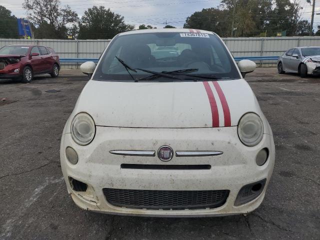 3C3CFFBR0CT358186 - 2012 FIAT 500 SPORT WHITE photo 5