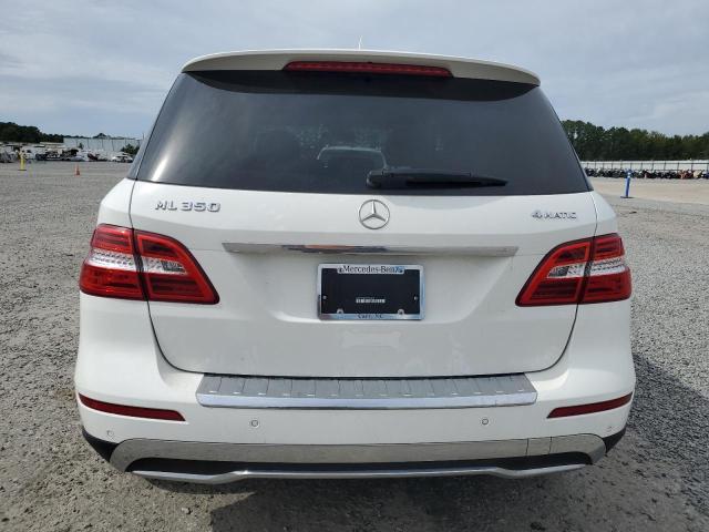 4JGDA5HB2FA606402 - 2015 MERCEDES-BENZ ML 350 4MATIC WHITE photo 6