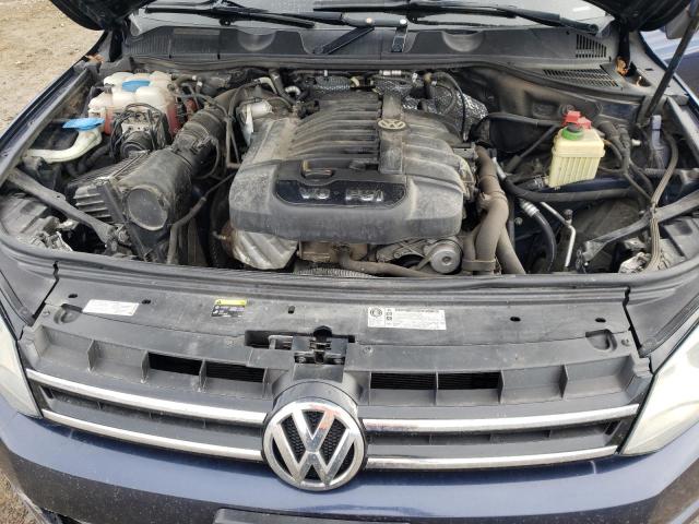 WVGEF9BP8CD009105 - 2012 VOLKSWAGEN TOUAREG V6 BLUE photo 12