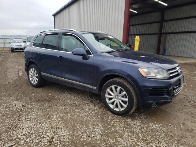 WVGEF9BP8CD009105 - 2012 VOLKSWAGEN TOUAREG V6 BLUE photo 4