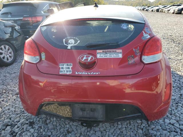 KMHTC6AD2DU114732 - 2013 HYUNDAI VELOSTER RED photo 6