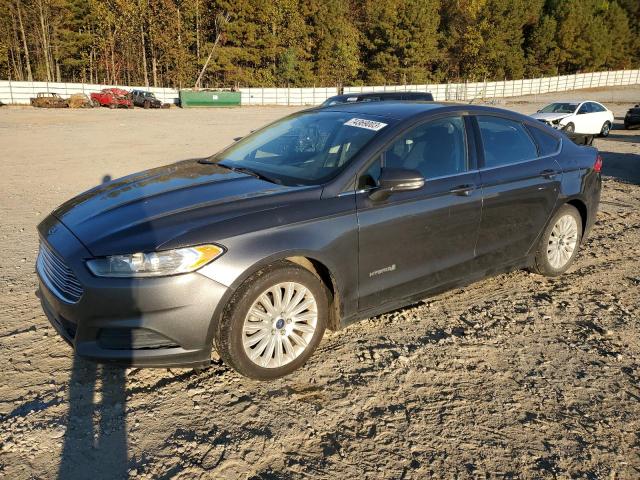 3FA6P0LU0FR163668 - 2015 FORD FUSION SE HYBRID GRAY photo 1