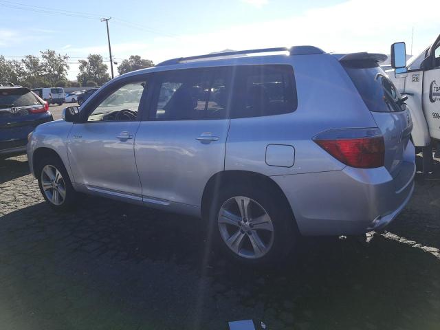 JTEDS43A082037584 - 2008 TOYOTA HIGHLANDER SPORT SILVER photo 2