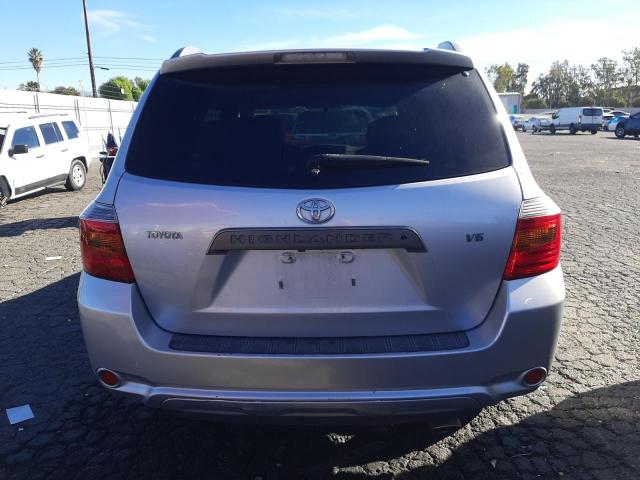 JTEDS43A082037584 - 2008 TOYOTA HIGHLANDER SPORT SILVER photo 6