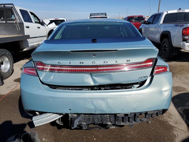 3LN6L2LU7ER827072 - 2014 LINCOLN MKZ HYBRID TURQUOISE photo 6