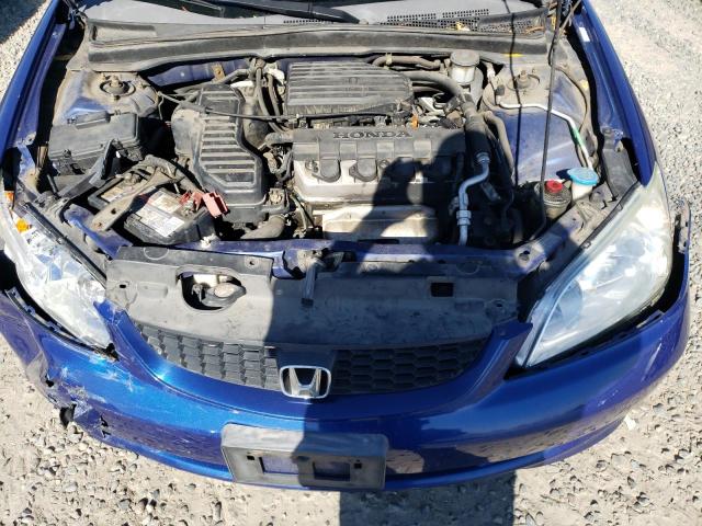 1HGEM22105L062405 - 2005 HONDA CIVIC DX VP Blau Foto 11