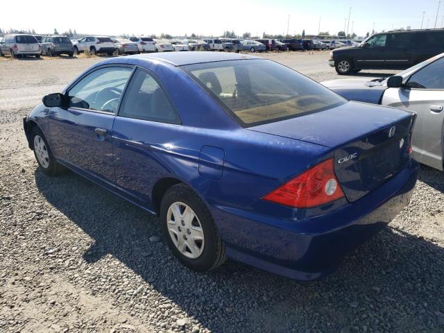 1HGEM22105L062405 - 2005 HONDA CIVIC DX VP Blau Foto 2
