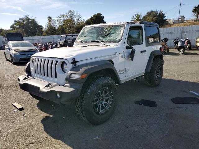 1C4GJXAG1LW323412 - 2020 JEEP WRANGLER SPORT WHITE photo 1