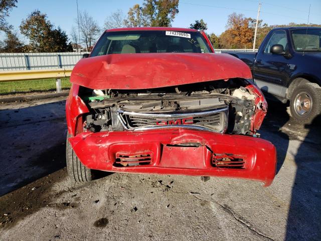 1GTCS14H438102730 - 2003 GMC SONOMA RED photo 5