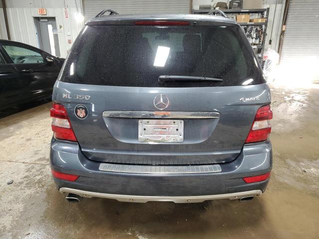 4JGBB8GBXAA542223 - 2010 MERCEDES-BENZ ML 350 4MATIC BLUE photo 6