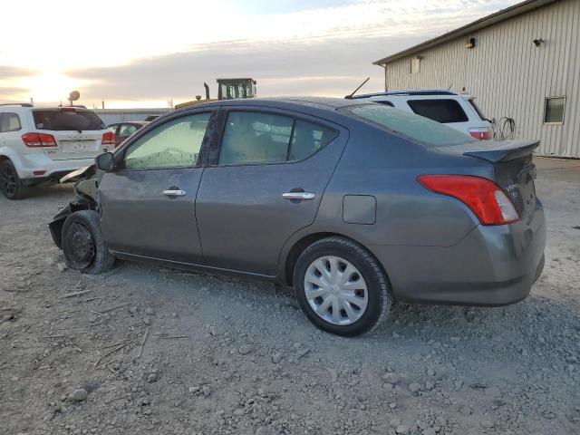 3N1CN7APXKL866171 - 2019 NISSAN VERSA S GRAY photo 2