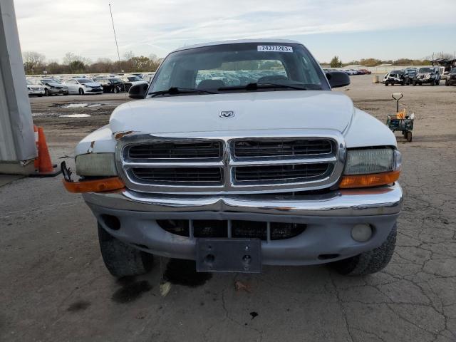 1B7HG48N32S707655 - 2002 DODGE DAKOTA QUAD SLT WHITE photo 5