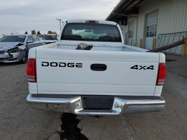 1B7HG48N32S707655 - 2002 DODGE DAKOTA QUAD SLT WHITE photo 6