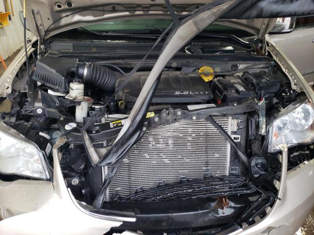 2C4RC1CG9DR811157 - 2013 CHRYSLER TOWN & COU TOURING L TAN photo 12