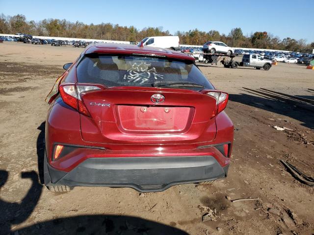 NMTKHMBX3JR007539 - 2018 TOYOTA C-HR XLE BURGUNDY photo 6