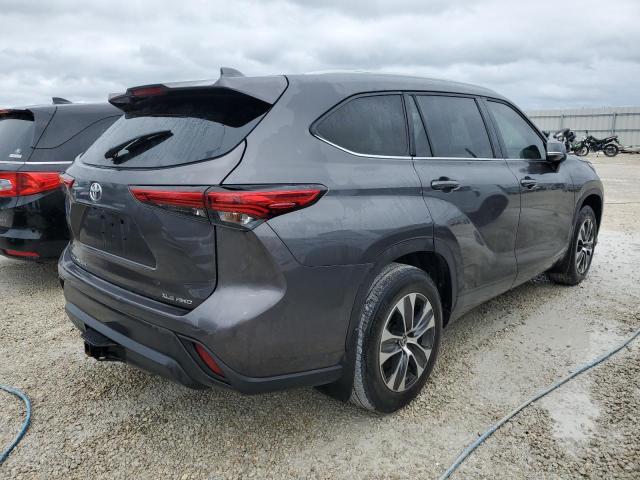 5TDGZRBH7NS233423 - 2022 TOYOTA HIGHLANDER XLE Boz foto 3