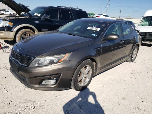 5XXGM4A70FG485661 - 2015 KIA OPTIMA LX GRAY photo 1