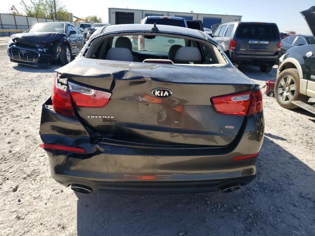 5XXGM4A70FG485661 - 2015 KIA OPTIMA LX GRAY photo 6