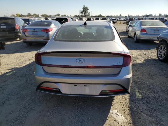 KMHL34JJ9MA026563 - 2021 HYUNDAI SONATA HYBRID SILVER photo 6