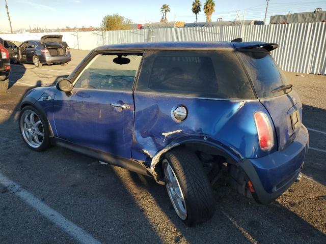 WMWRE33526TL17719 - 2006 MINI COOPER S BLUE photo 2