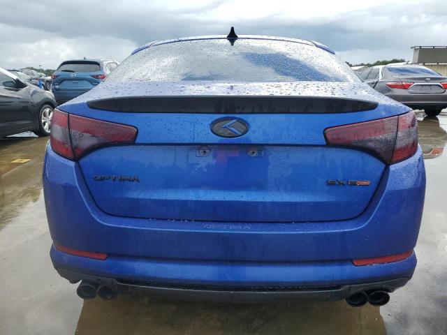 5XXGR4A68DG247396 - 2013 KIA OPTIMA SX BLUE photo 6