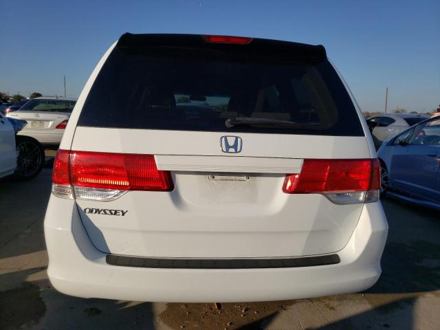 5FNRL3H29AB103118 - 2010 HONDA ODYSSEY LX WHITE photo 6