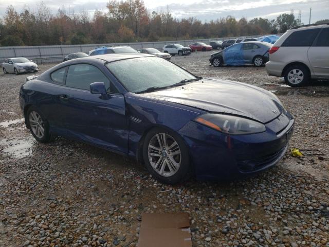 KMHHM66D27U250259 - 2007 HYUNDAI TIBURON GS BLUE photo 4