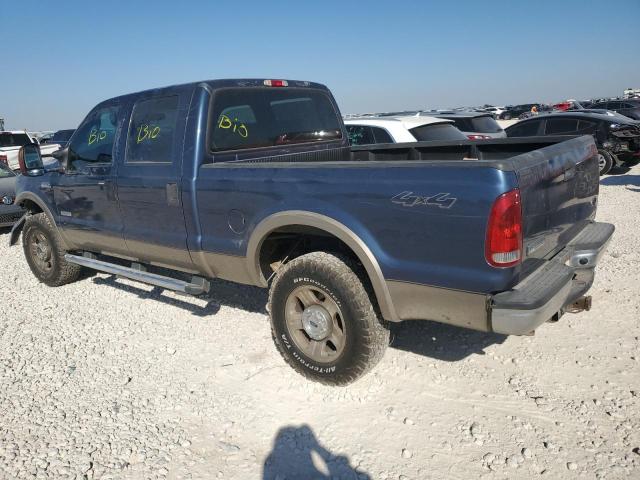 1FTSW21P15EA12389 - 2005 FORD F250 SUPER DUTY BLUE photo 2