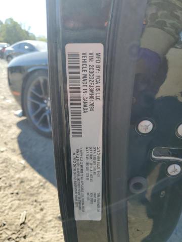 2C3CDZFJ3MH617694 - 2021 DODGE CHALLENGER R/T SCAT PACK BLACK photo 12