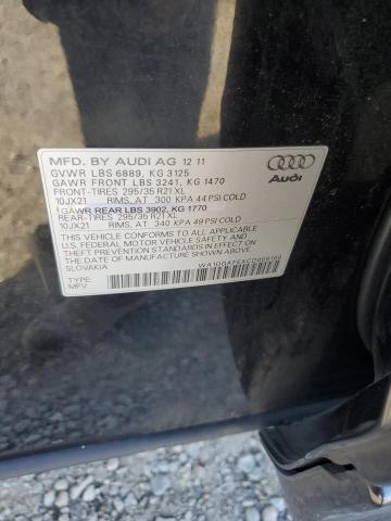 WA1DGAFEXCD006109 - 2012 AUDI Q7 PRESTIGE BLACK photo 13