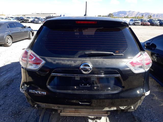 KNMAT2MT3GP606406 - 2016 NISSAN ROGUE S BLACK photo 6