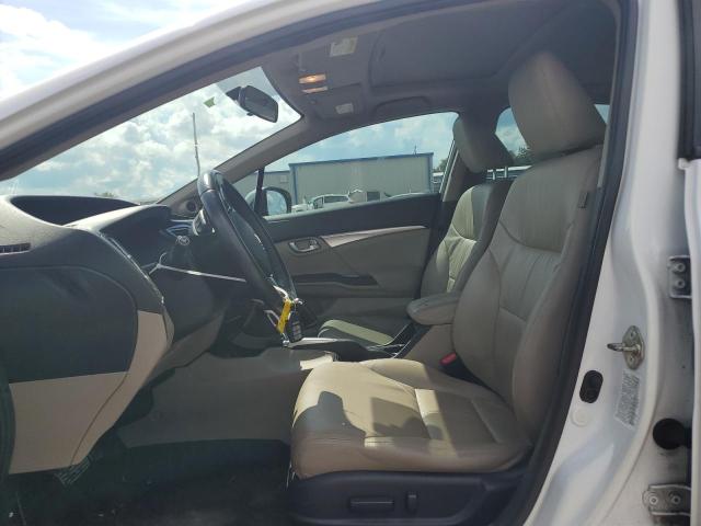 19XFB2F90FE004703 - 2015 HONDA CIVIC EXL თეთრი ფოტო 7