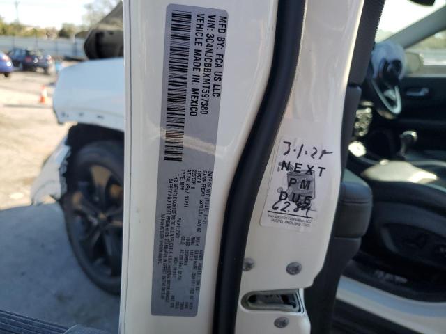 3C4NJCBBXMT597380 - 2021 JEEP COMPASS LATITUDE WHITE photo 13