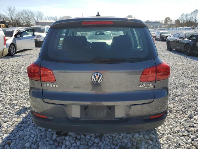 WVGBV7AX2FW607856 - 2015 VOLKSWAGEN TIGUAN S GRAY photo 6