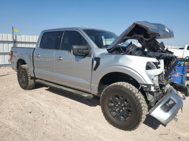 1FTFW3L89RKD30359 - 2024 FORD F150 XLT SILVER photo 4