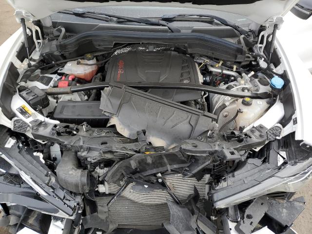 ZASPAKBN3M7D18313 - 2021 ALFA ROMEO STELVIO TI WHITE photo 11