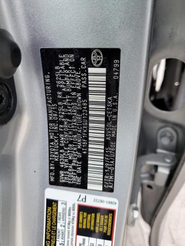 4T1BF1FKXGU123485 - 2016 TOYOTA CAMRY LE SILVER photo 13