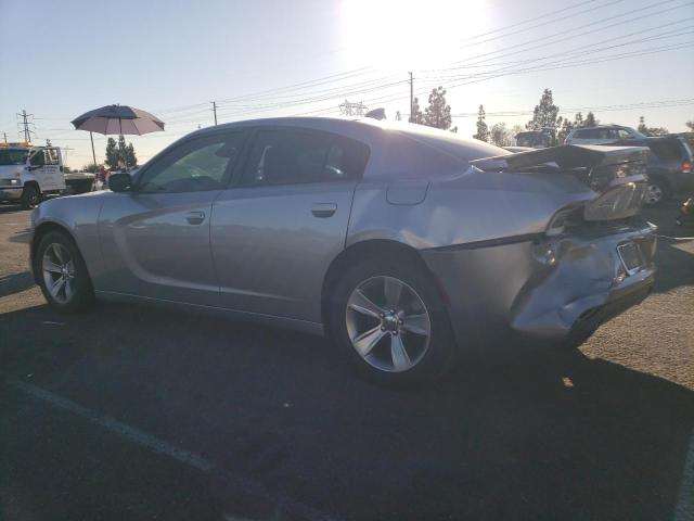 2C3CDXHG2JH200648 - 2018 DODGE CHARGER SXT PLUS SILVER photo 2