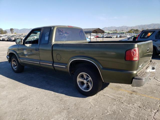 1GCCS19531K143445 - 2001 CHEVROLET S TRUCK S10 GREEN photo 2