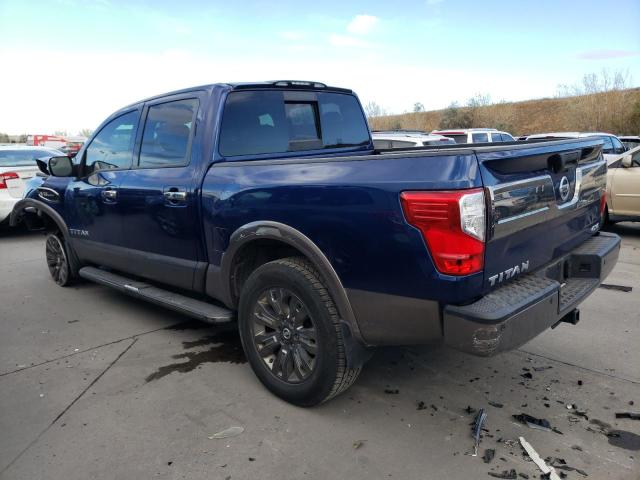 1N6AA1E55HN525952 - 2017 NISSAN TITAN SV BLUE photo 2